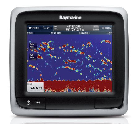 Raymarine A67 Ecoscandaglio/GPS Chartplotter Colors +Trasduttore